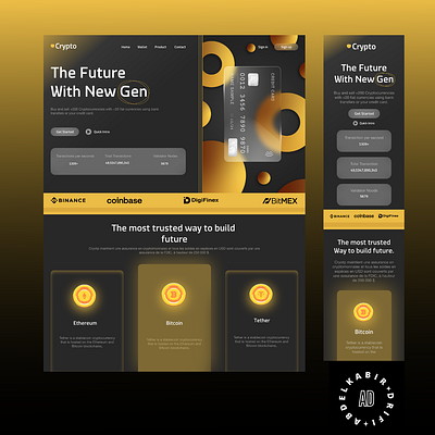 CRYPTO app branding design graphic design illustration logo typography ui ux vector
