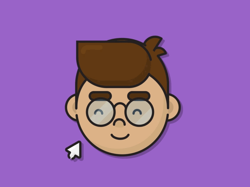 About Me Animation after effects animation design illustration loop motion design motion graphics