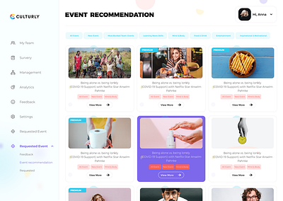 Event page branding ui