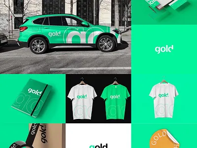 Brand identity for Gold tech animation brand identity branding graphic design logo merch mock up product typography ui vector