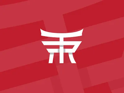 TR or RT Holy Gate Logo brand holygate logo torii vector