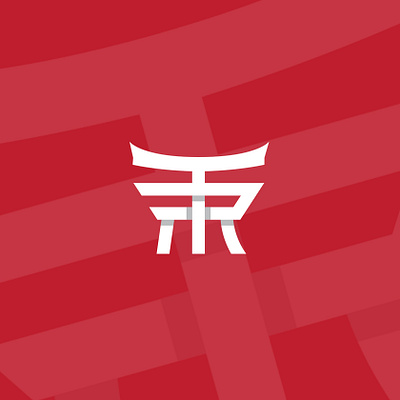 TR or RT Holy Gate Logo brand holygate logo torii vector