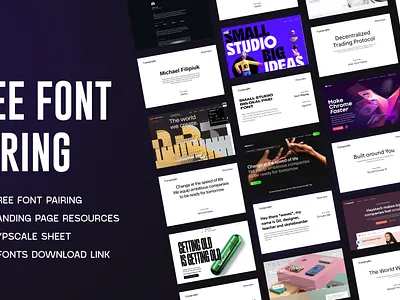 Free Font Pairing app design font pairing fonts letters type typography ui designer ui ux uidesign uiux
