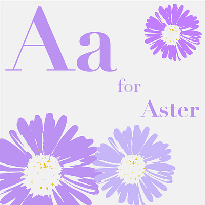 ABC Flowers Book: Letter A abcs book design book layout book page books design flowers graphic design illustration page layout vector