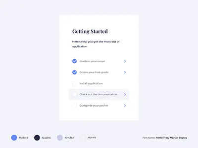 Training 2 - Checklist UI Design adobe xd card checklist component components daily design design element elements inspiration popup training ui ui components ui design ux