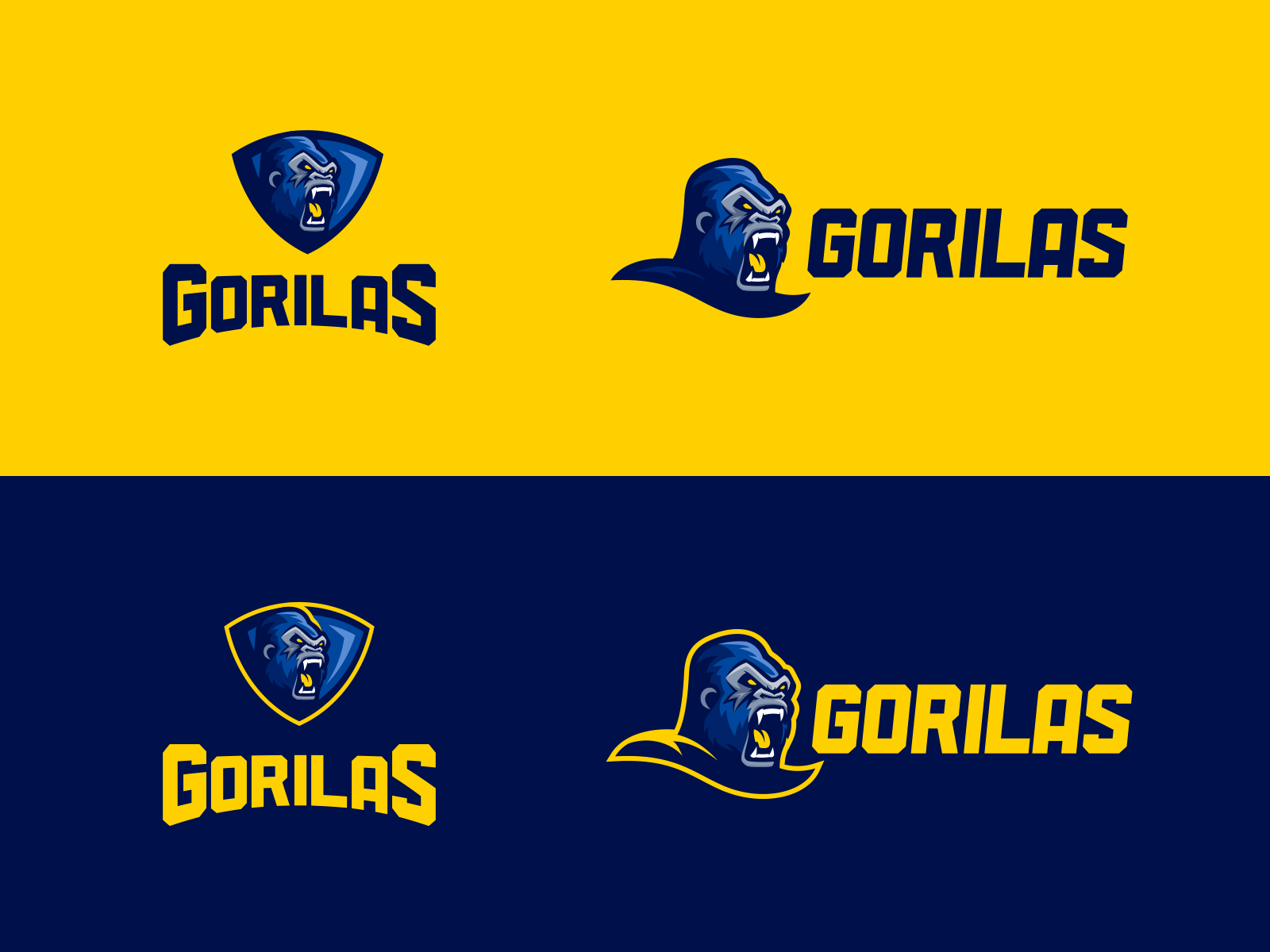 Gorilas ID by Primata Designs on Dribbble, image size:1600x1200