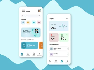 Medical App Ui design health medical ui ux
