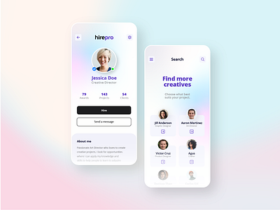 User Profile | UI Design app design graphic design ui ux