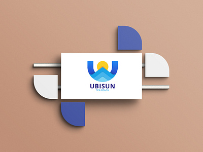 Company (UBISUN) Logo Design company logo creative logo design graphic design logo logo design modern logo rafikhassan87 sunset logo u logo ubisun logo