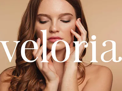 Veloria beauty brand identity branding design graphic design logo logo design logotype packaging skincare