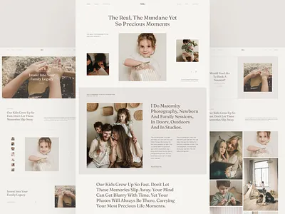 Family Photographer Website calmness cozy earth elegant family feminine photographer photography warm