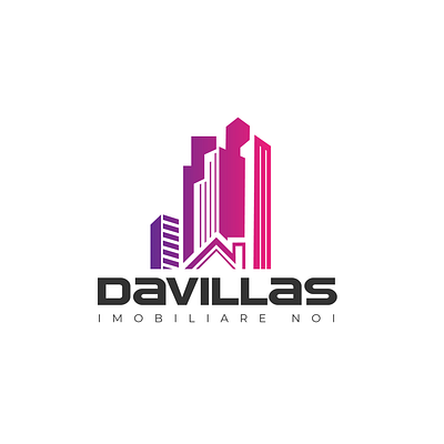 Davillas logo logodesign modern real estate simple