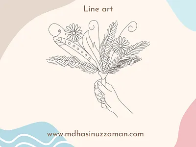 Flowers with hand holding line art bestdesigner bestgraphicdesigner bestlineart bestlineartdesigner branding creativedesginer design graphicdesigner illustration lineart lineartlogo logo logos minimaldesigner minimalisthebest one line art onelineart ui vector