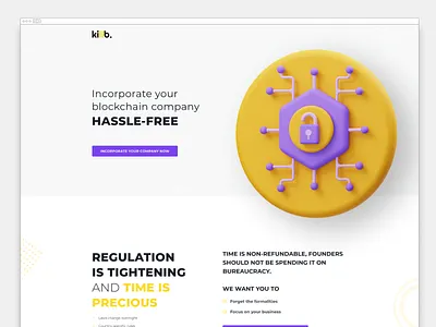 Landing Page | KillB design digital digital design landing page landingpage ui