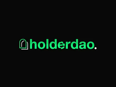 HOLDERDAO logo identity animation brand identity branding design graphic design illustration logo logo identity merch motion graphics ui