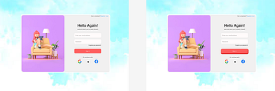#DailyUi design 002/100 Login form #DesignedByMalthidar