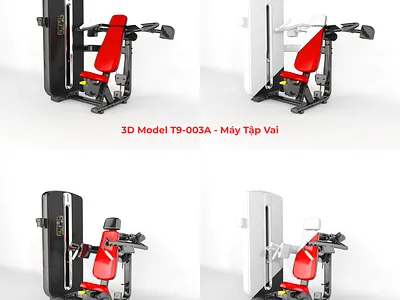 3D Model T9 - 003 Gym Machine 3d branding graphic design