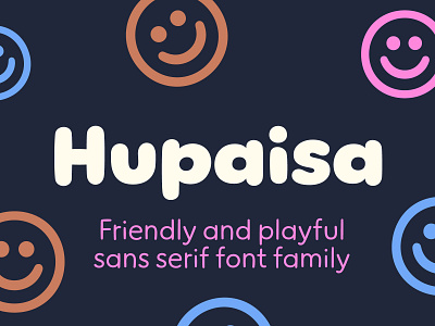 Hupaisa typeface design font fonts logo type typedesign typography