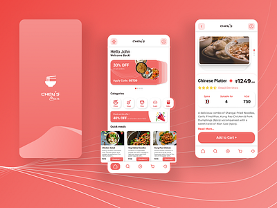 Food Delivery App UI Design Concept for a restaurant. app concept design figma ios ui uidesign uiux