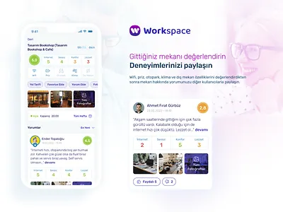 Workspace app clean design ui ui ux workspace