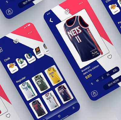 Sport Gallery animation branding ui