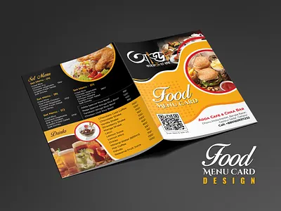Food Menu Design for Restaurants branding designeremrul emrul food foodmenu graphic design menucard priyocanvas restaurants