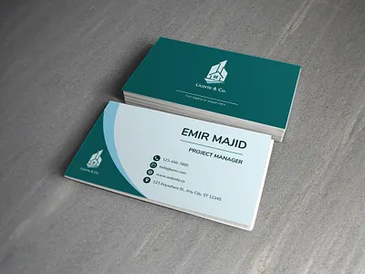 Minimalist Business Card business stationery design minimal geometric business card stationery design