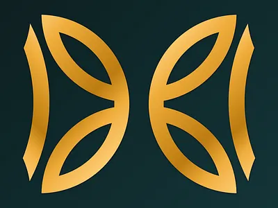 D-butterfly logo branding graphic design illustration logo vector