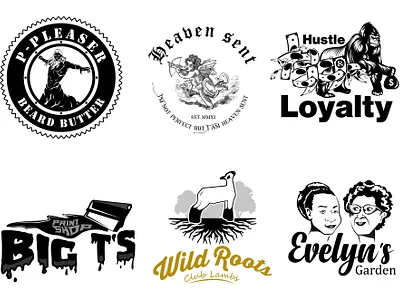 Silhouette logo collection design graphic design illustration logo vector