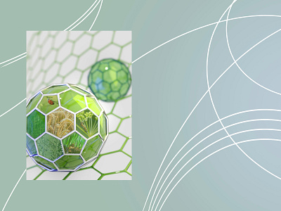 Cover art - Nanotechnology in Agriculture agriculture cover art design graphic design illustration nanotechnology science scientific illustration