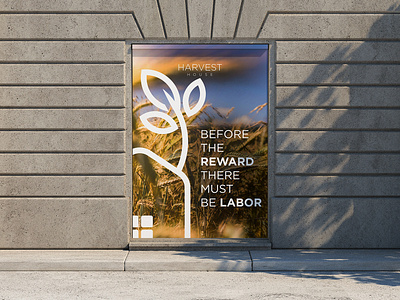 Harvest House - Poster Design agriculture app banner billboard branding business card design eco friendly envelope farm flyer flyer design graphic design illustration logo poster poster design signage typography vector