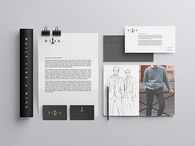 BLAK - Stationery Design branding business card chess clothes clothing line complimentary slip design envelope graphic design icon illustration letterhead logo luxury minimal modern stationery design streetwear typography vector