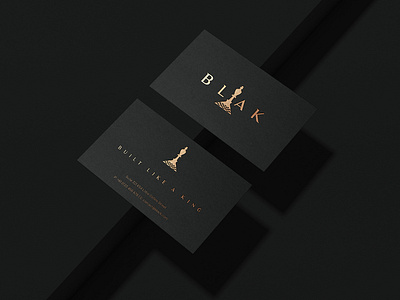 BLAK - Business Card Design app brand branding business card clothes clothing line complimentary slip design envelope fashion graphic design icon illustration letterhead logo minimal modern stylish typography vector