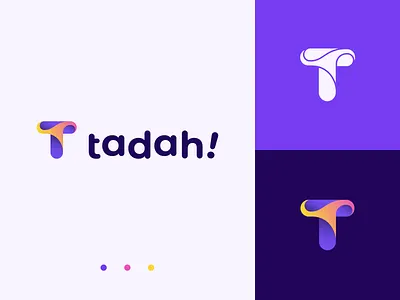 Д graphic design logo tada tadah tadah! vector