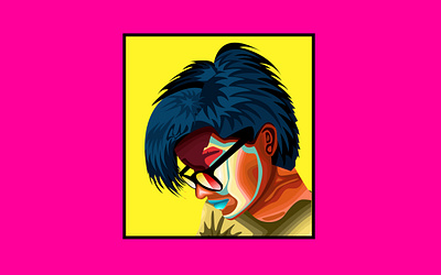 Colorful People Vol .1 design digital art graphic design illustration portrait vector art
