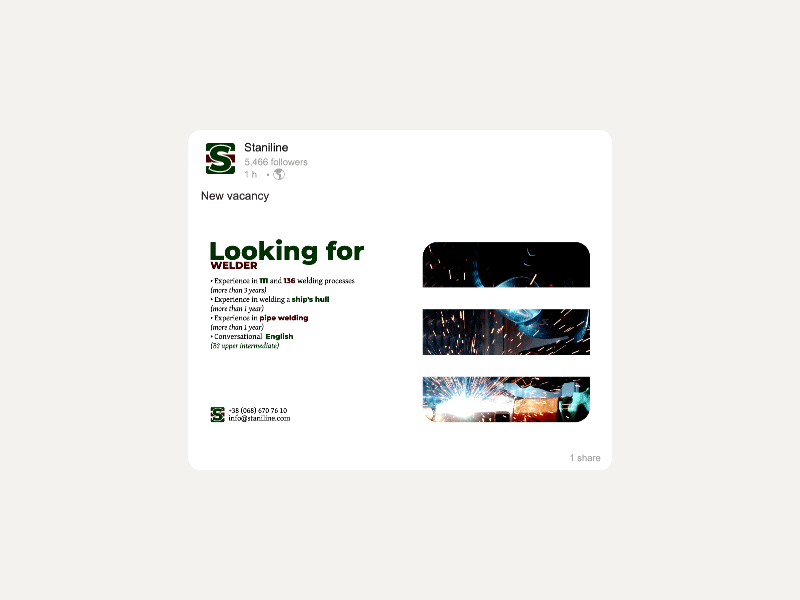 Social Media Design | Staniline animation brand identity branding design graphic design linkedin linkedin design logo logo design logo mark logotype motion graphics social media social media design social media posts vector