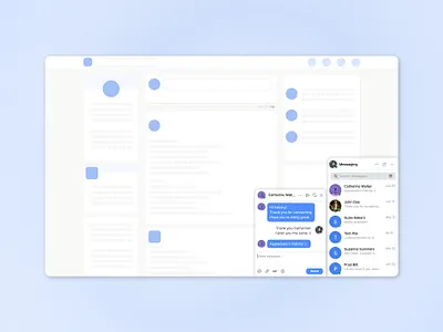 Redesign LinkedIn Direct Message dailyui day13 directmessage ui