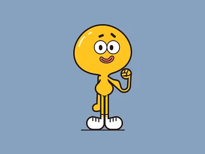 strength illustration yellow