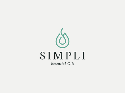 Logo for Essential Oils abstract drop elegant essential oils logo minimal modern oil s water wellness