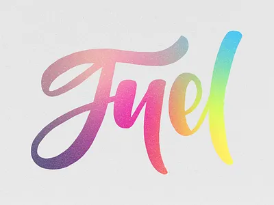 Fuel lettering coffee custom lettering custom type custom typography fuel hand drawn letters handlettering handmade letters lettering script letters