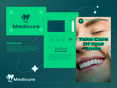 Medicure artwork branding butterfly creative dentist design design art dribbble health icon illustration logo m m butterfly m teeth medical modern teeth ui unique