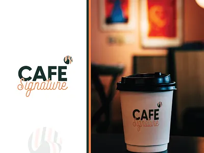 Cafe Logo brandidentity branding branding design design fashion graphic design illustration logo motion graphics typography vector