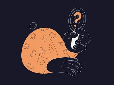 Who i am ai branding design emotions flat flat illustration graphic design human illustration illustrator individuality people personality psychology question who i am