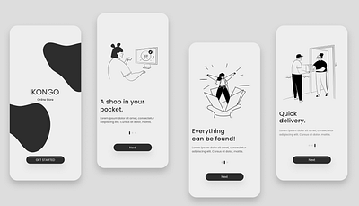 Onboarding Screens ui