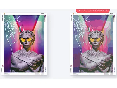 Collage designs for diamond paintings ancient sculpture collage diamond painting scultures