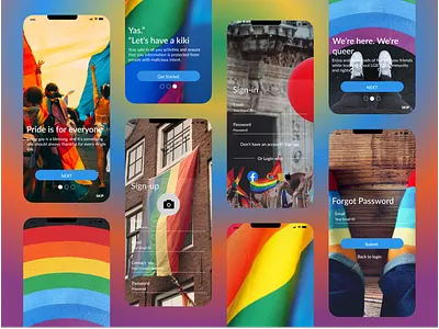 Pride. design typography ui ux