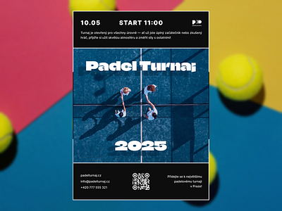 Game, Set, Match! Padel Tournament Poster Design 🎾 branding concept design dynamic figma graphic design illustration padel poster sport tennis