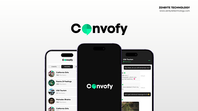 Convofy – Next-Gen Social Media & Conversations flutter laravel ui zenbyte technology