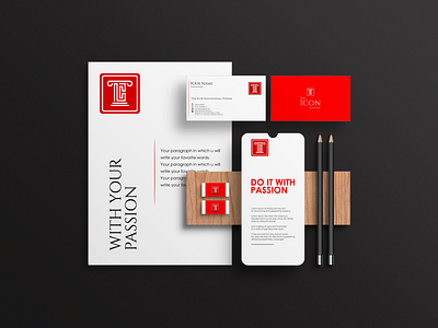 Branding | THE ICON SCHOOLS app branding design graphic design illustration logo typography vector