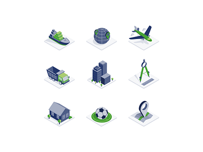 Isometric icons graphic design icons illustration isometric illustration isometry vector